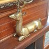 Figura ciervo bronce