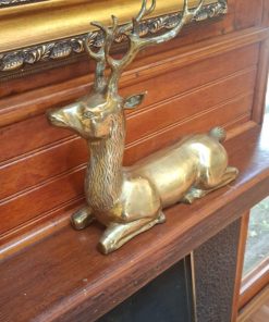 Figura ciervo bronce