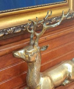 Figura ciervo bronce