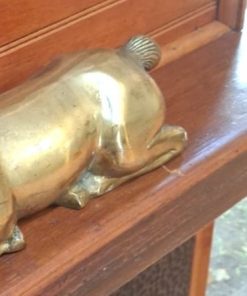 Figura ciervo bronce