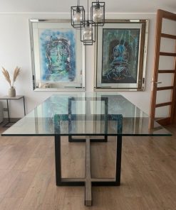 Mesa comedor Forastero vidrio templado 15 mm