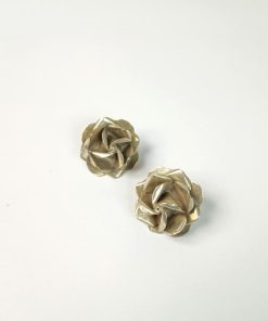 Aros rosa plata 925