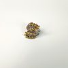 Anillo coctail turmalinas y granate plata
