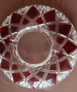 Plato decorativo de vidrio