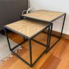 Mesa nido madera y fierro