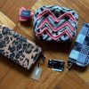 Set 3 estuches y cosmetiquero