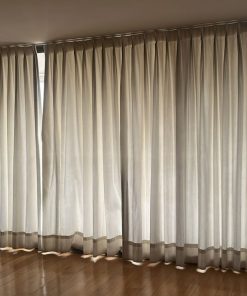 Par cortinas blanco invierno