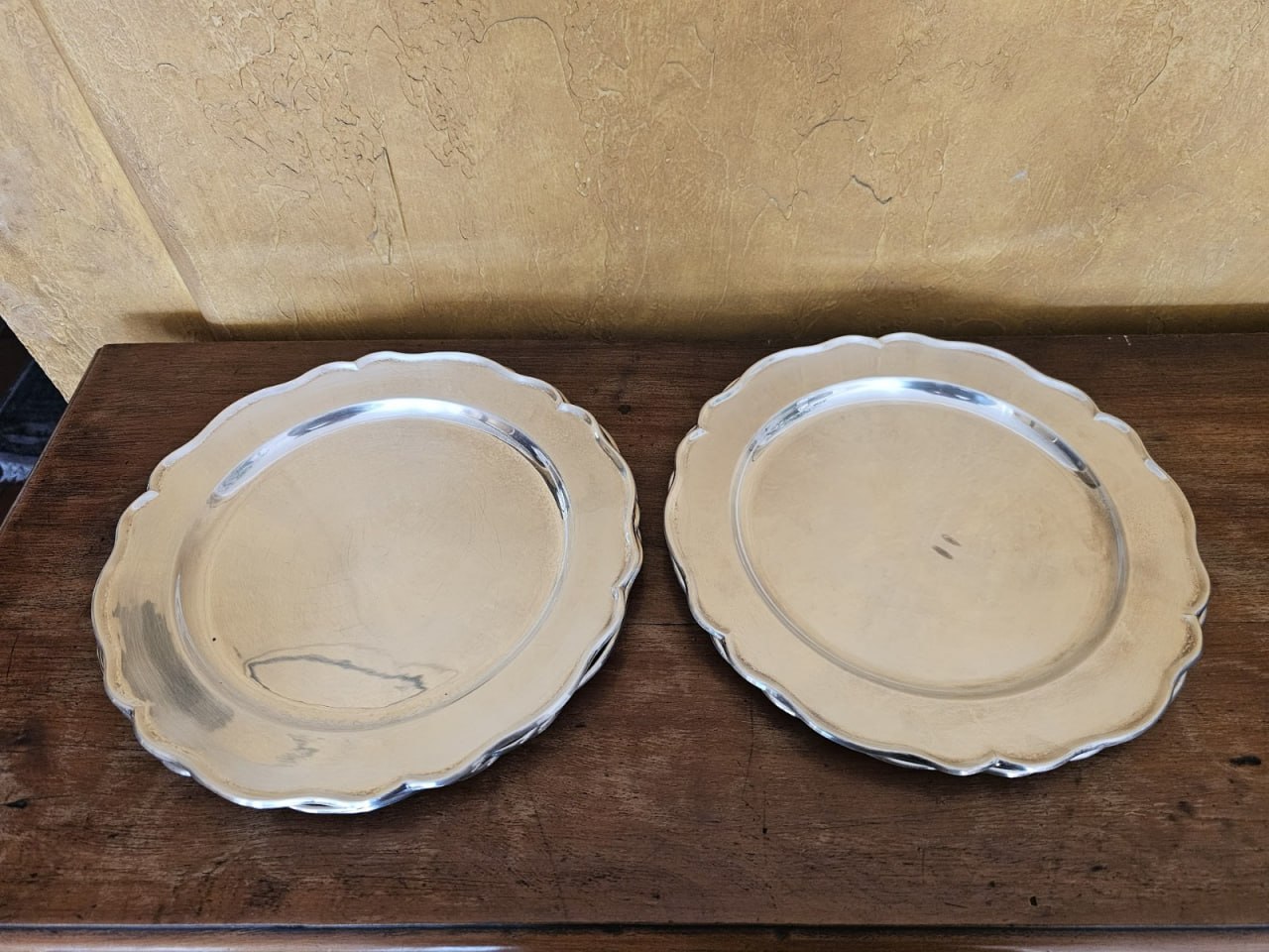 Juego 5 platos base plaque