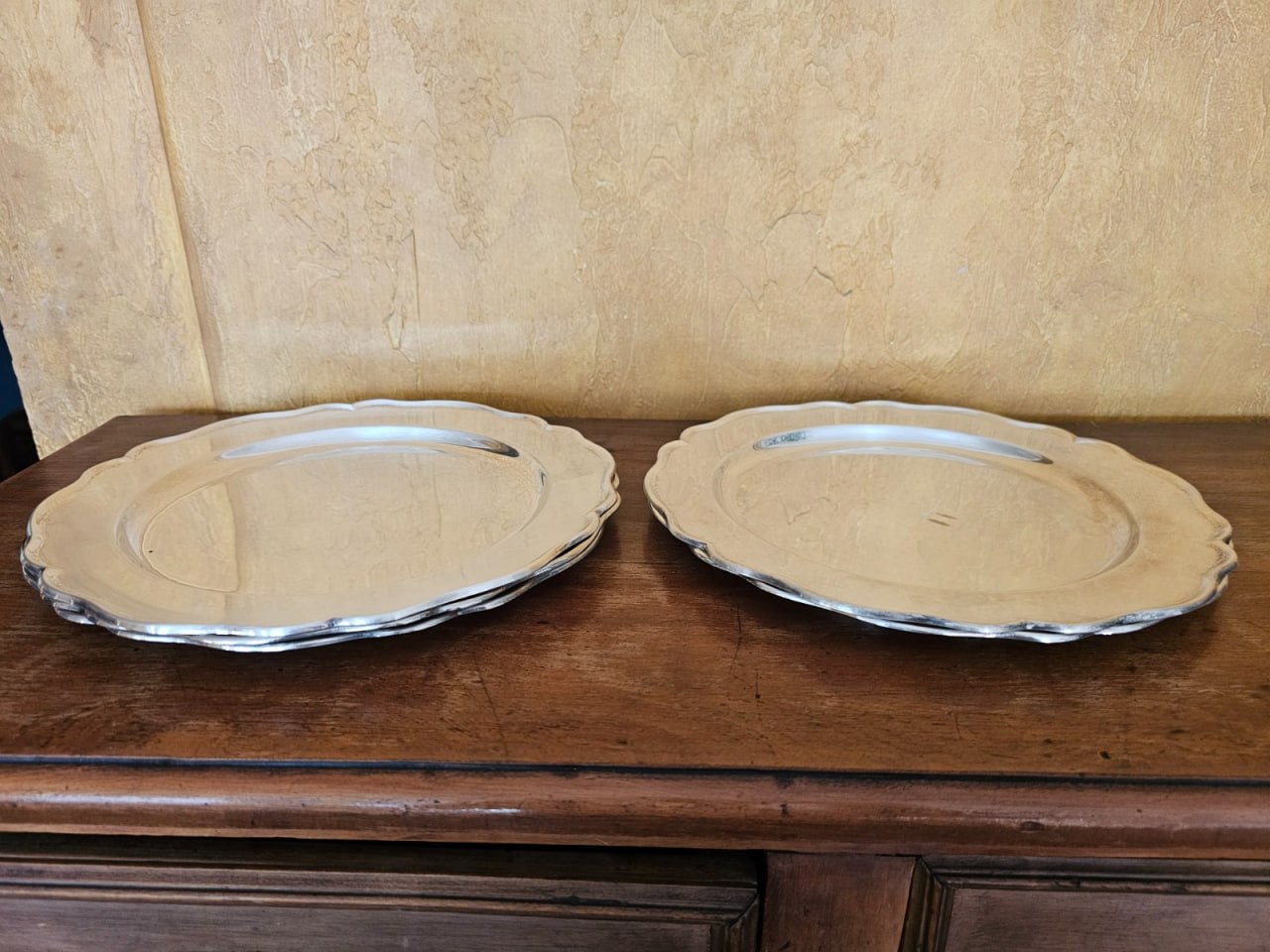 Juego 5 platos base plaque