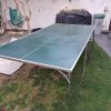 Mesa de ping pong con funda