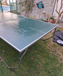 Mesa de ping pong con funda