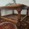 Mesa lateral madera vidrio