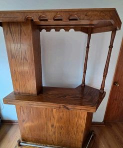 Mueble bar madera encina