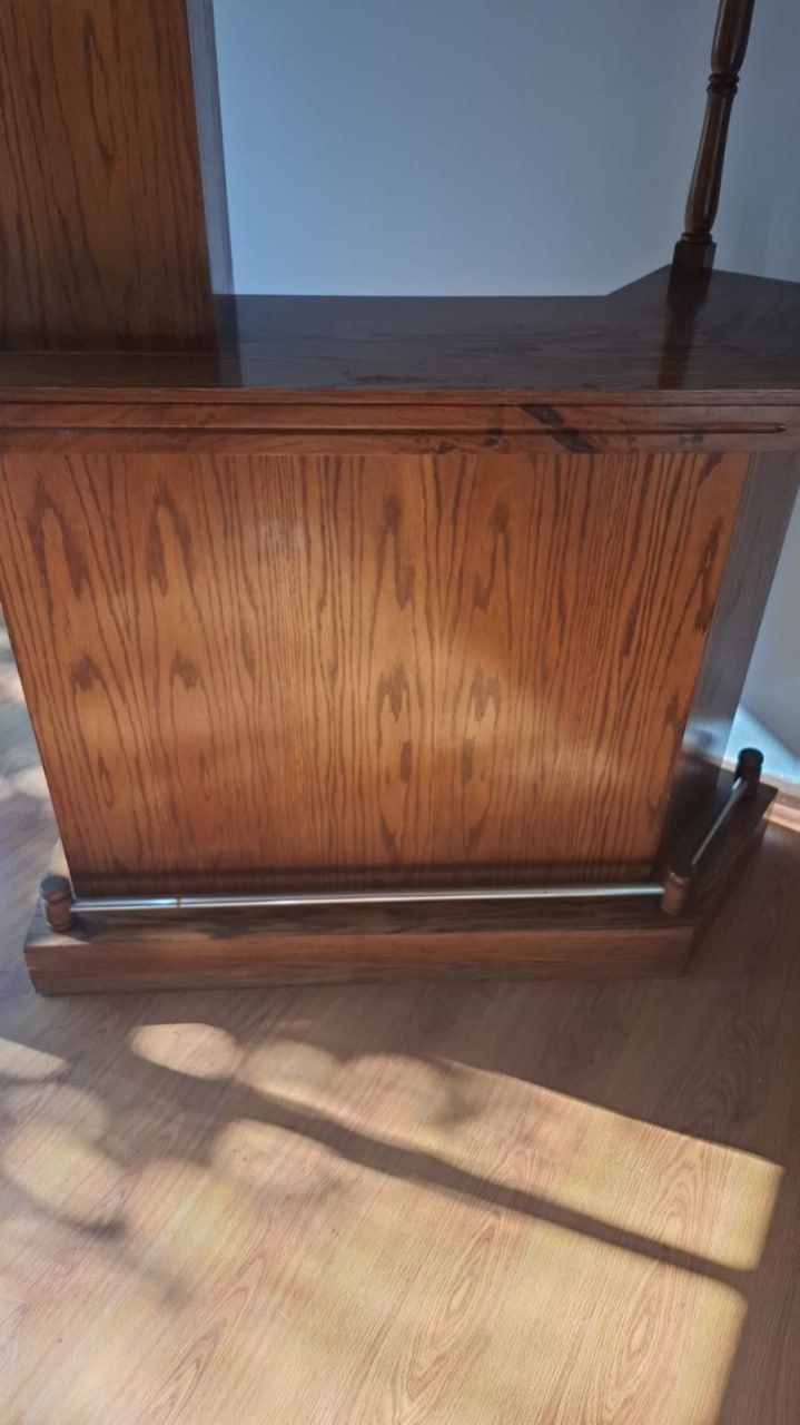 Mueble bar madera encina