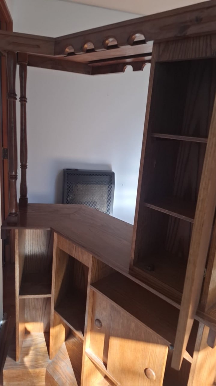 Mueble bar madera encina