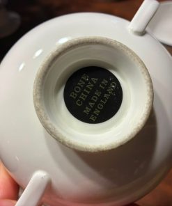 Set 4 tazas consomé inglesas