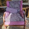 Sillón patas madera