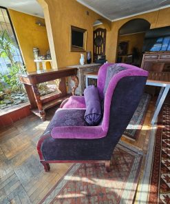 Sillón patas madera