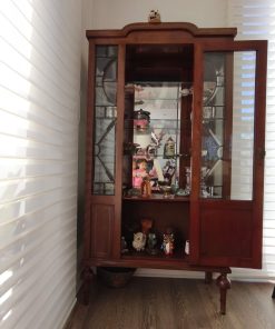 Vitrina madera vintage biselado