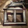 Atril para libros Hazorfim madera y plata