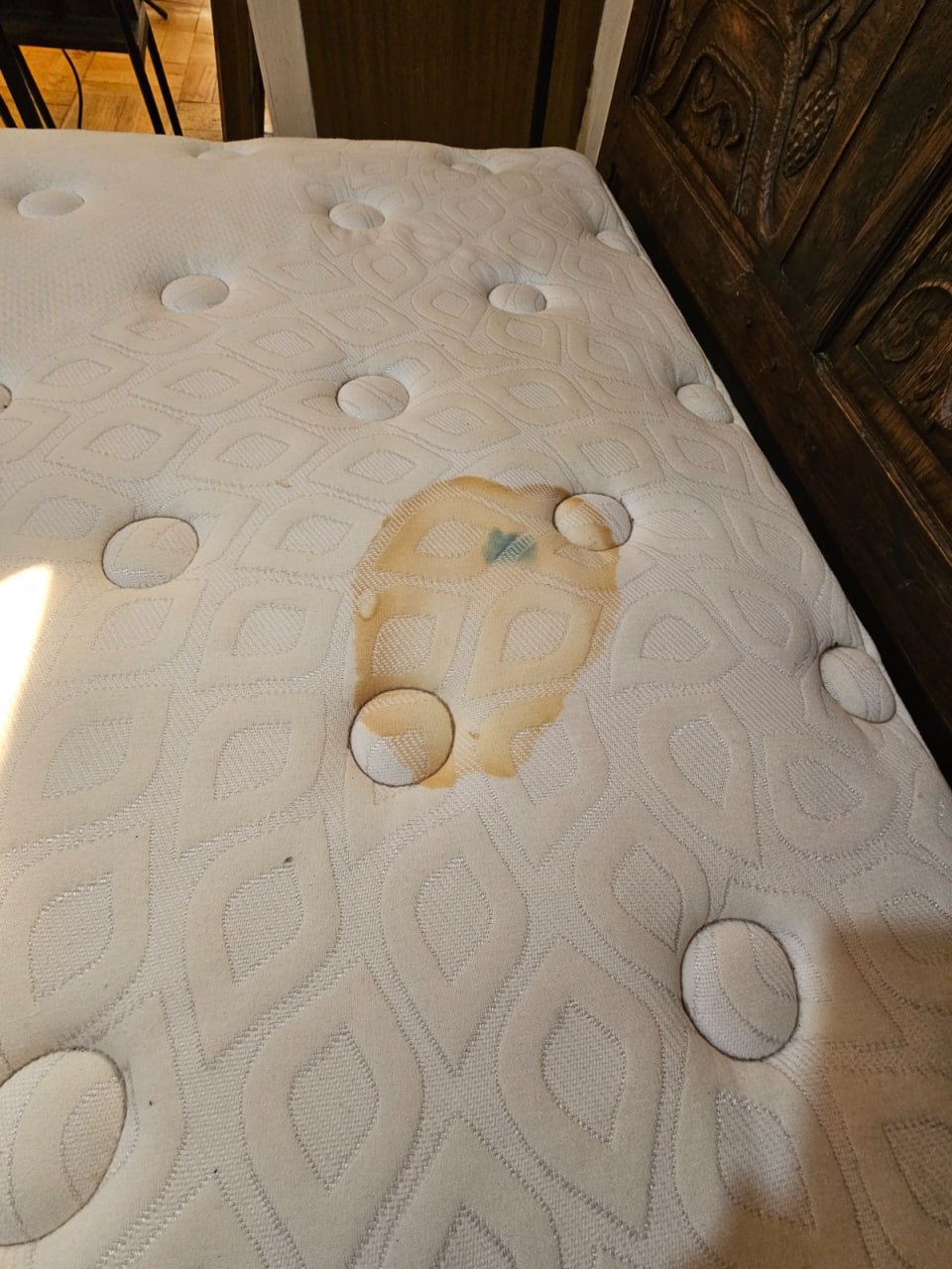 Cama 2 plazas madera colchón Rosen Classique