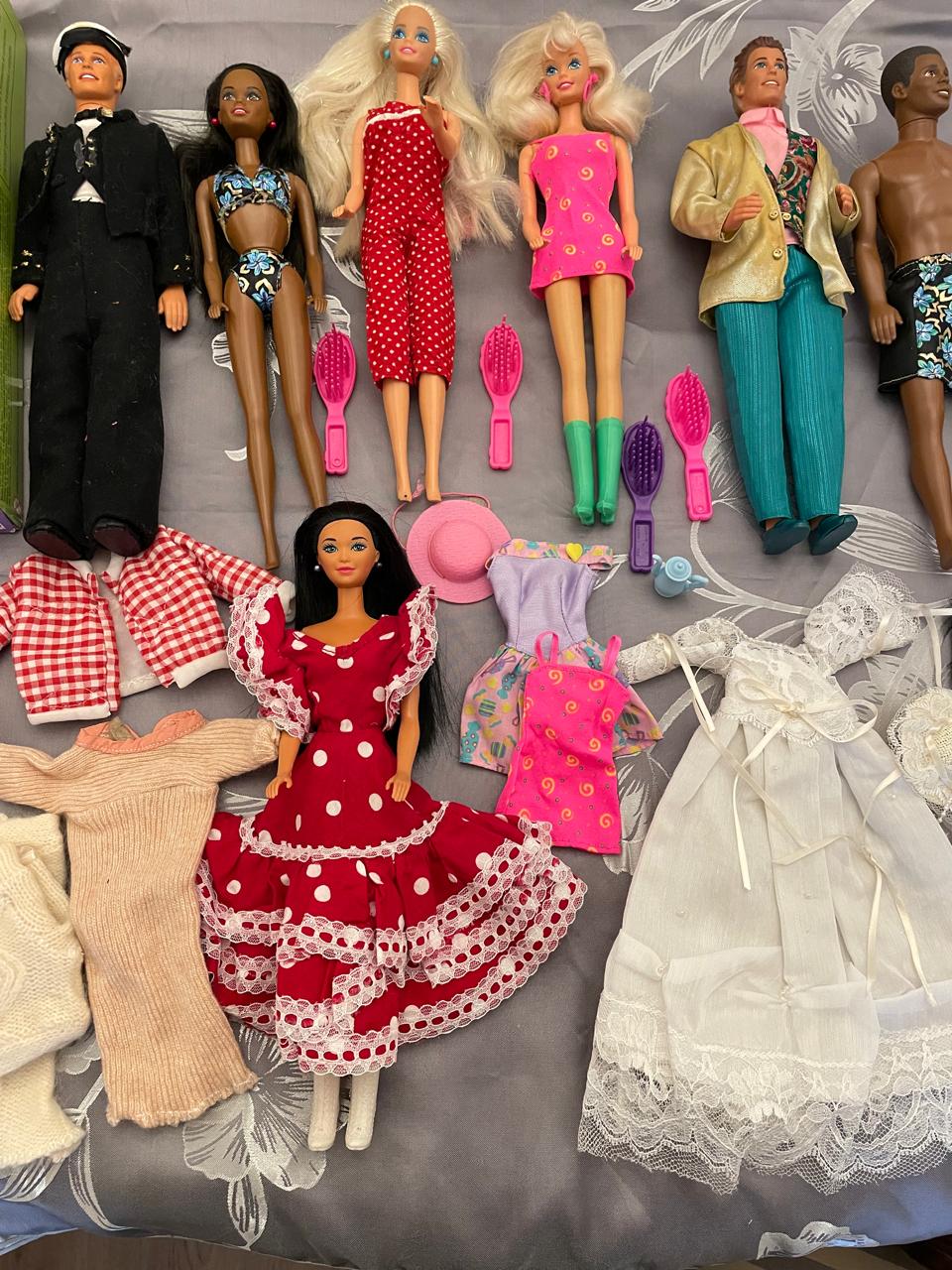 Colección barbie y ken Mattel