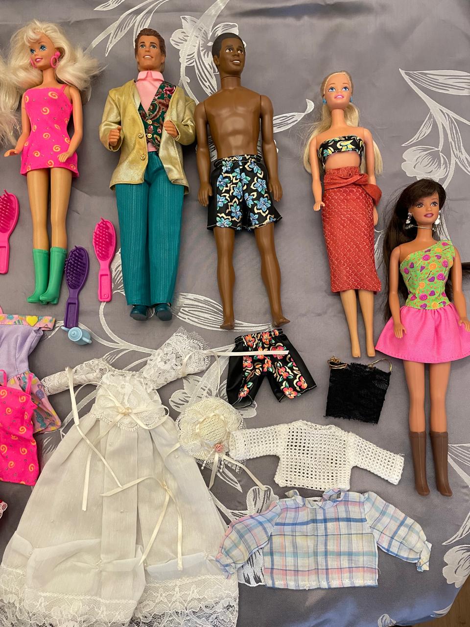 Colección barbie y ken Mattel