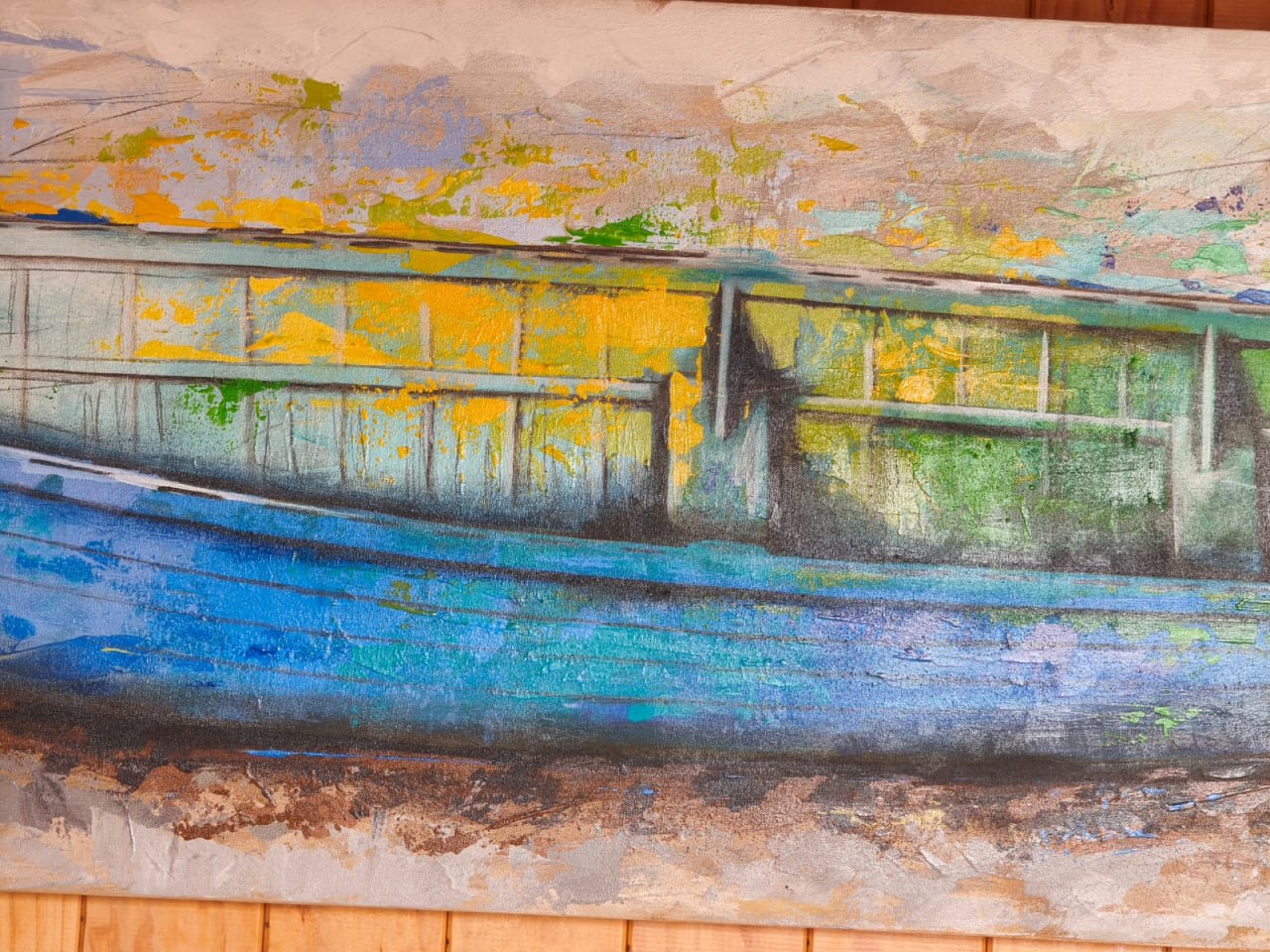 Cuadro bote de Braulio Delgado