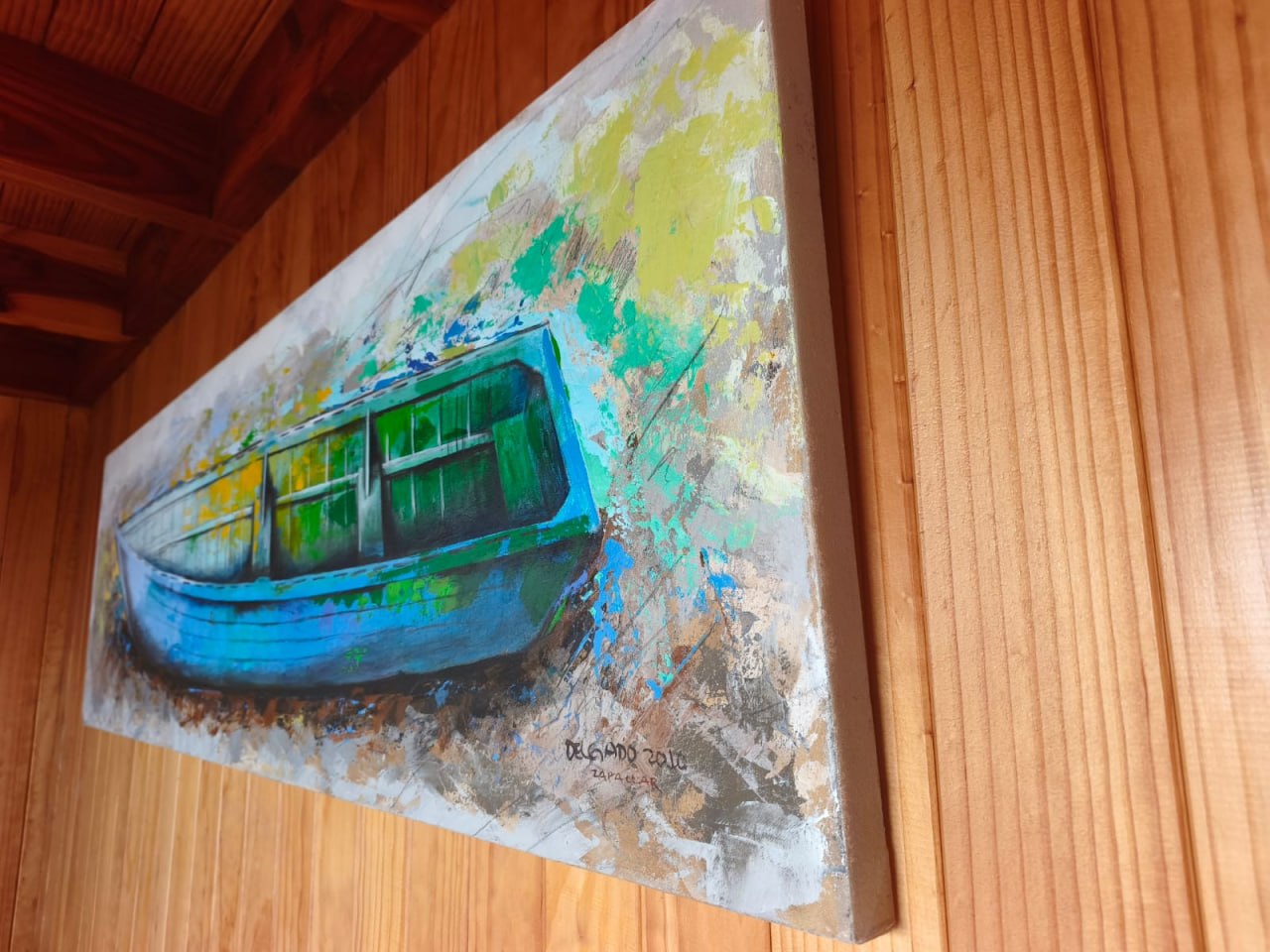 Cuadro bote de Braulio Delgado