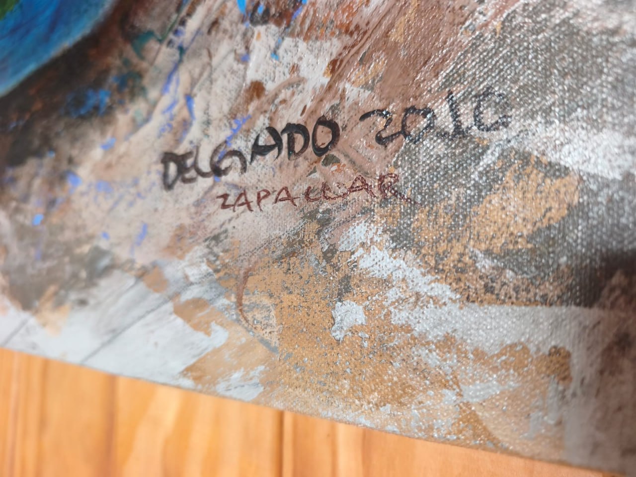 Cuadro bote de Braulio Delgado