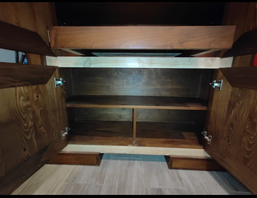 Bar madera pino macizo terminación bicolor - Imagen 4