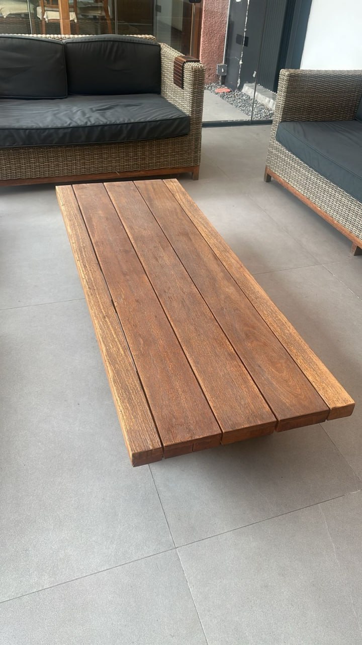 Mesa de centro madera maciza - Imagen 2