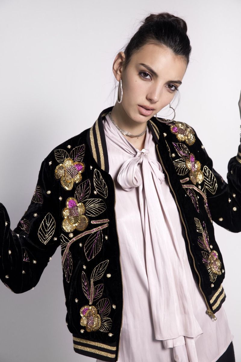 Chaqueta bomber Rapsodia Saco Eram Velvet - Imagen 7