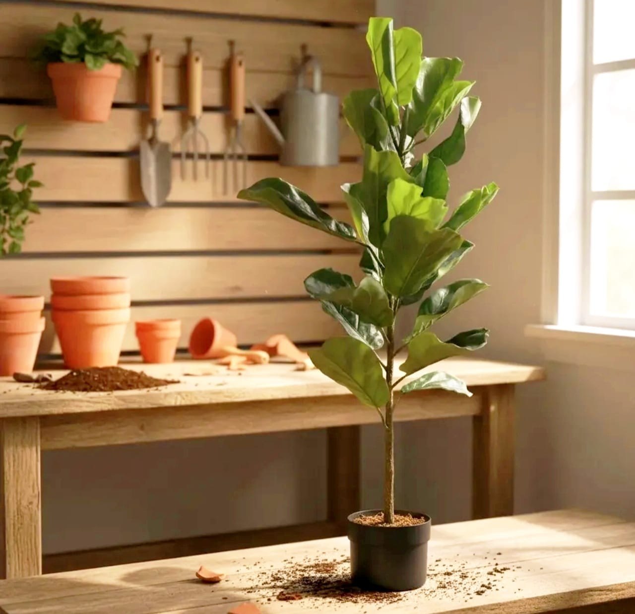 Planta Ficus Lyrata artificial