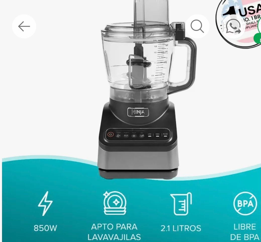Procesador de alimentos Ninja Auto IQ - Imagen 4