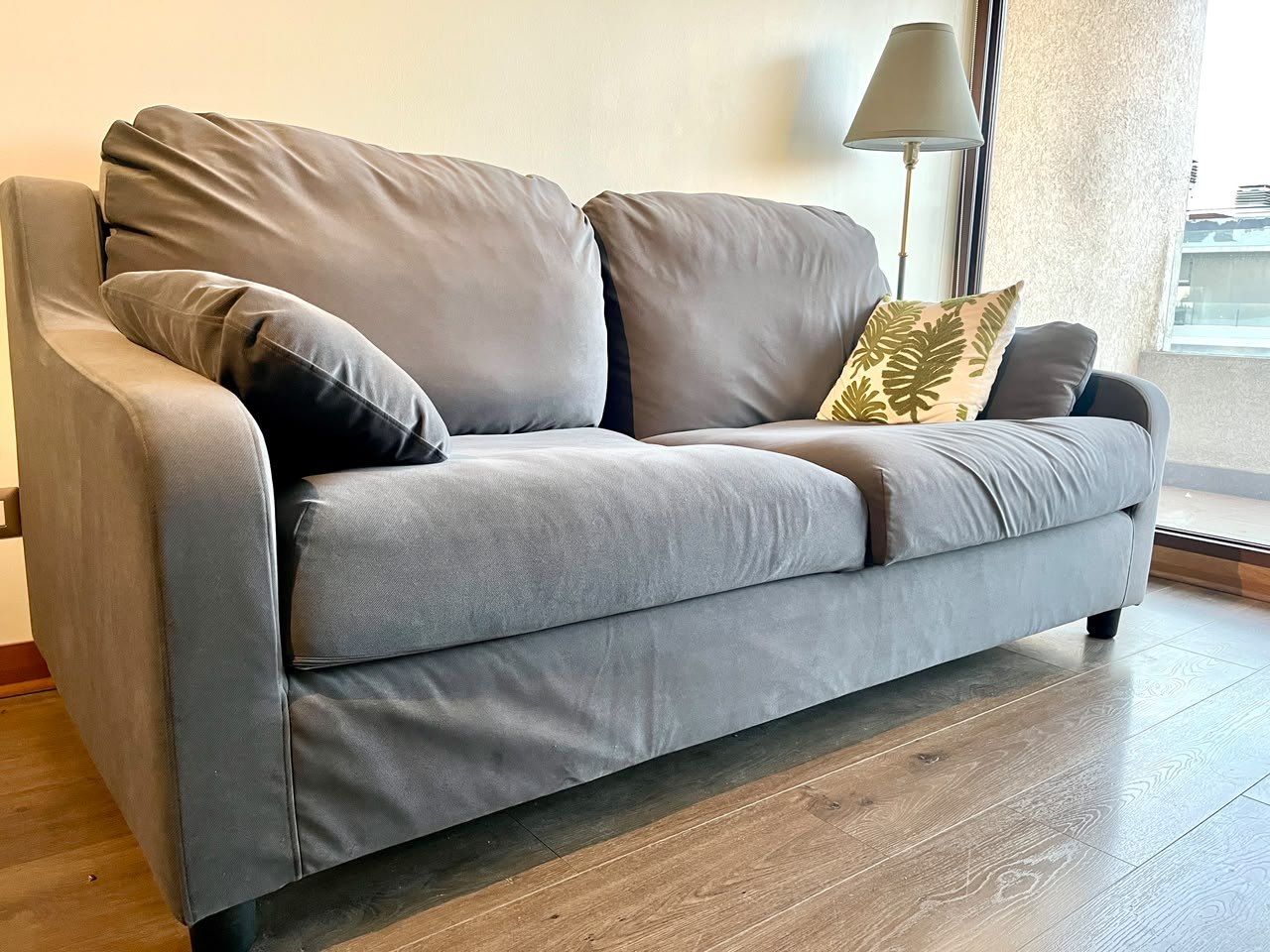 Sofá 3 cuerpos Ikea VINLIDEN gris - Imagen 4
