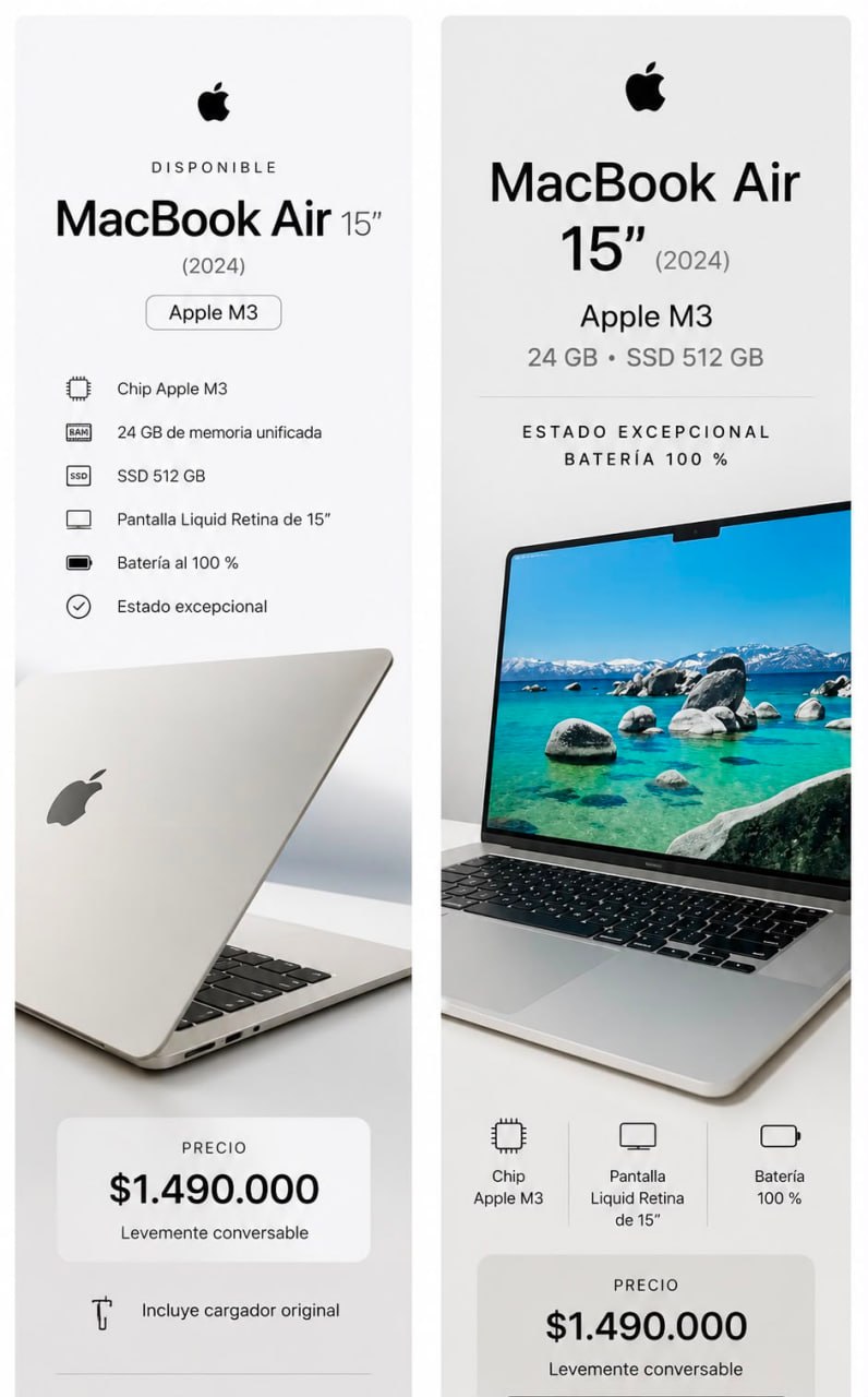 MacBook Air 15´ M3 24GB RAM 512 GB SSD - Imagen 7