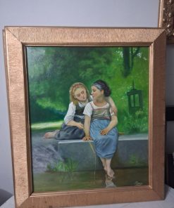 Cuadro mujeres pescando