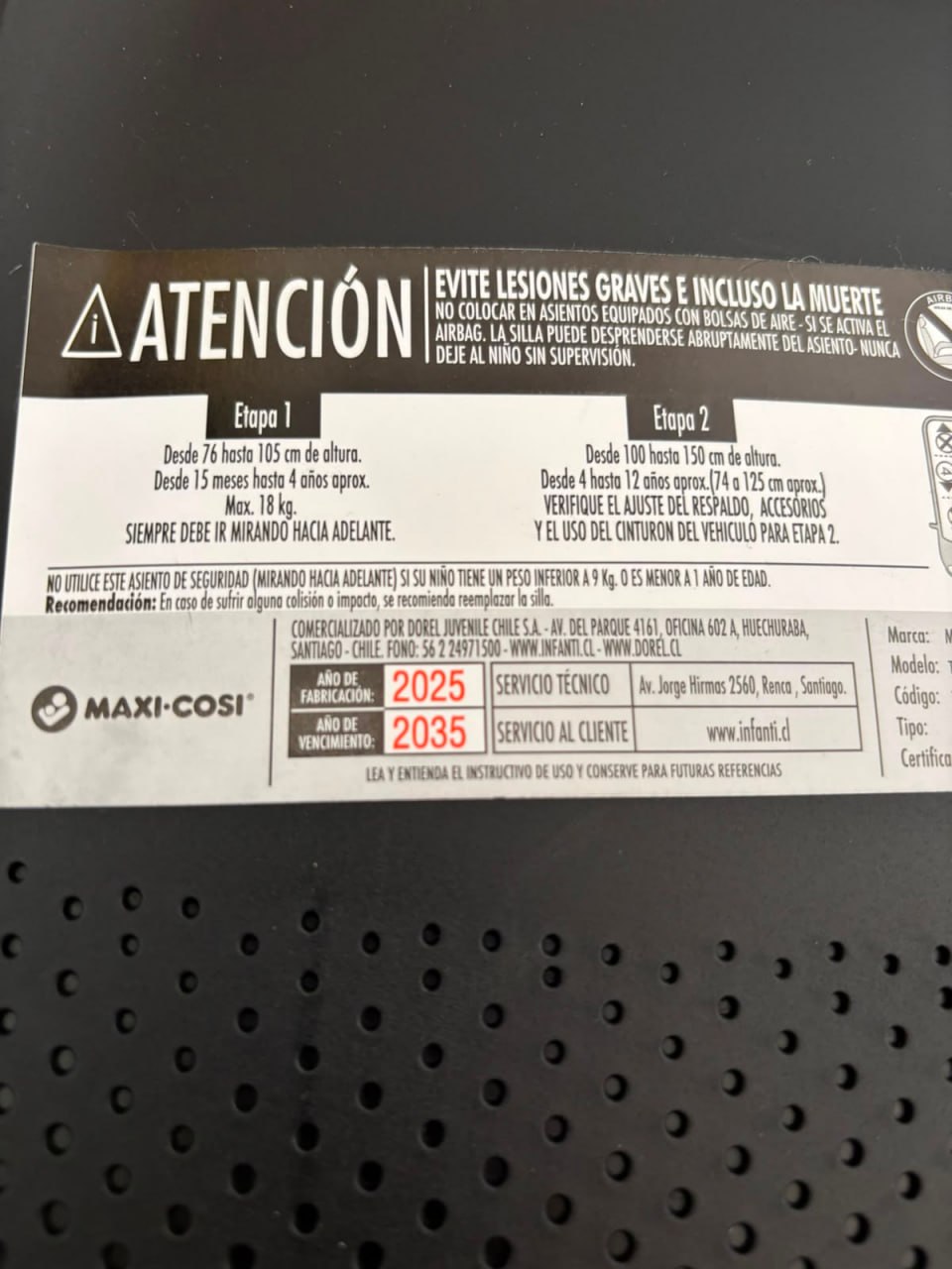 Silla de auto combinada Titan Pro i- Size Infanti - Imagen 2