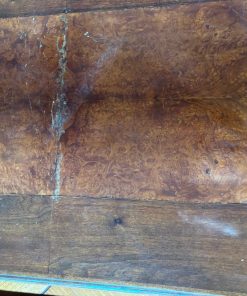 Mesa de centro madera fina vidrio