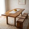 Mesa de comedor madera rústica
