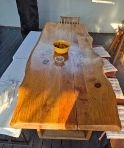 Mesa de comedor madera rústica