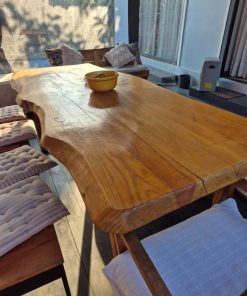 Mesa de comedor madera rústica