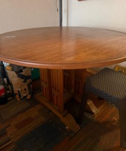 Mesa de comedor redonda madera