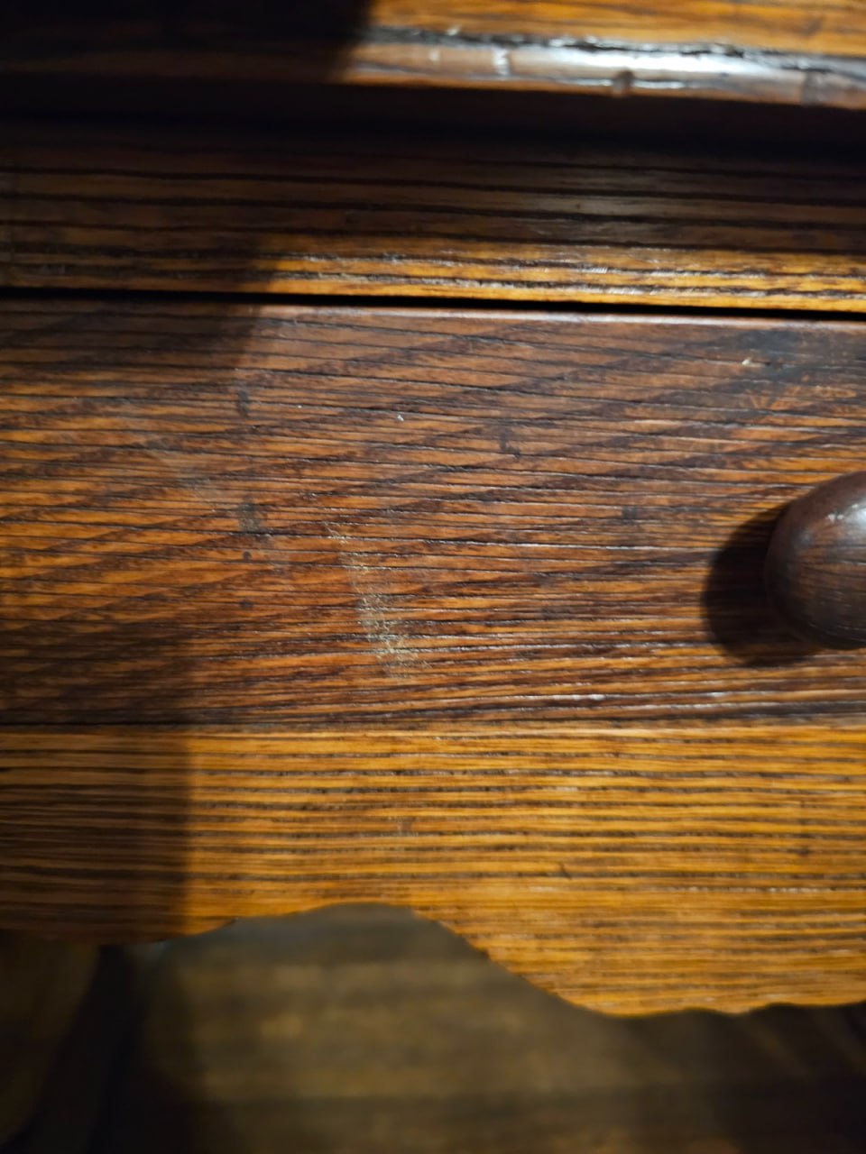 Par veladores madera 1 cajón