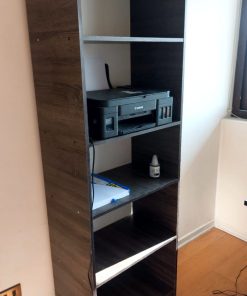 Repisa librero 5 niveles mdf café