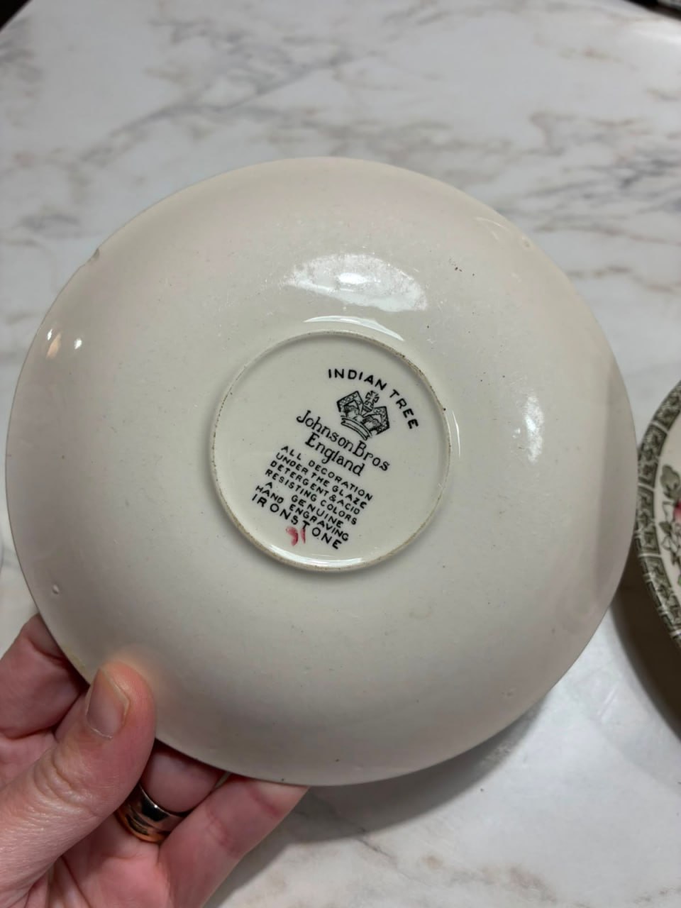 Set 2 tazas de té inglesas con plato
