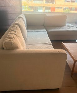 Sofá seccional derecho blanco
